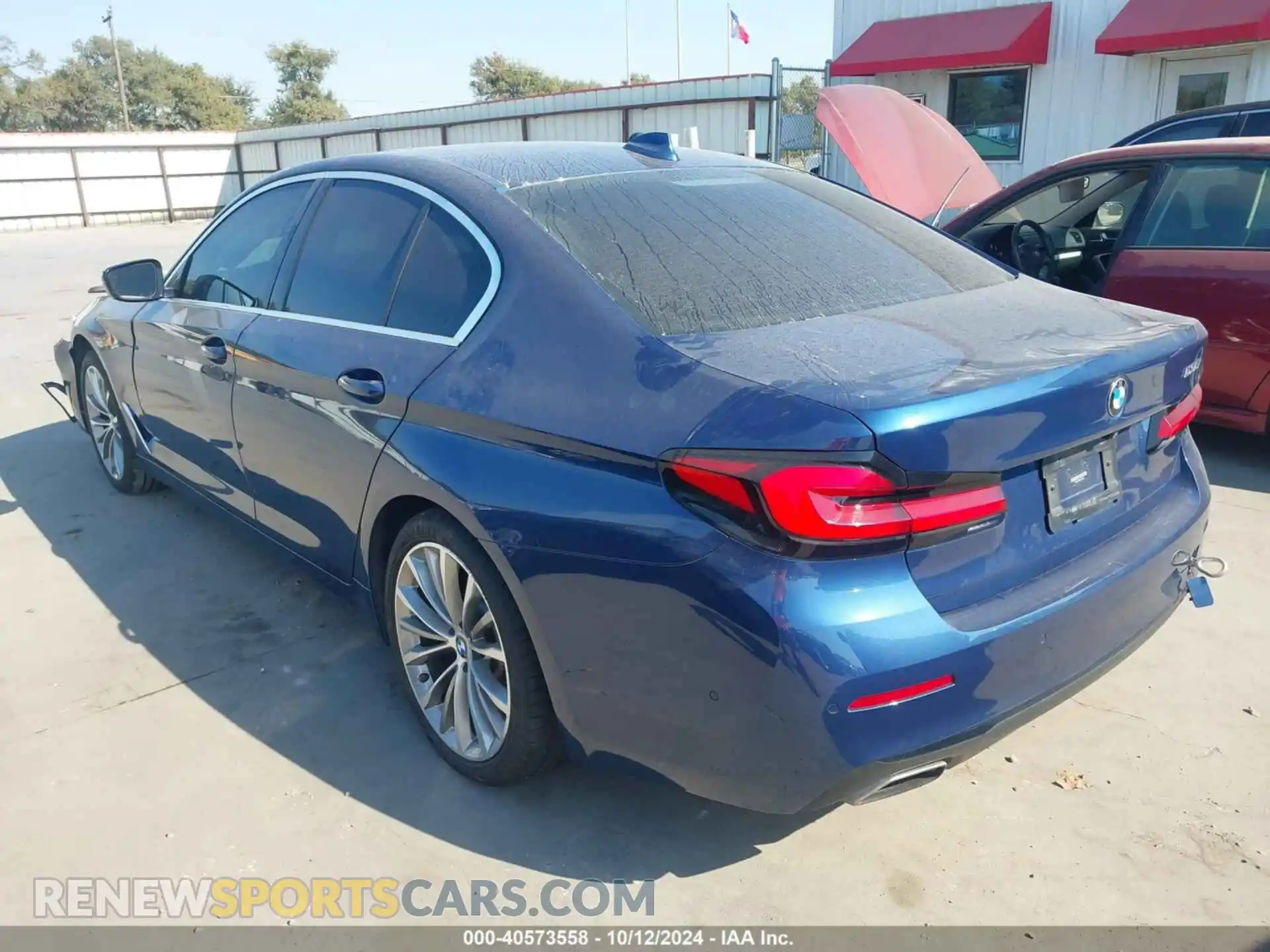 3 Photograph of a damaged car WBA53BH02MCF05801 BMW 530I 2021