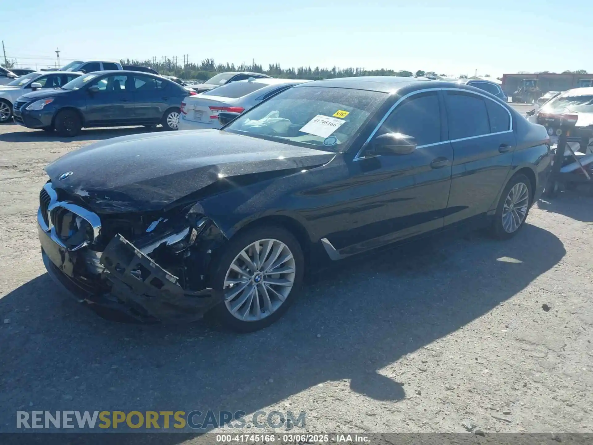 2 Photograph of a damaged car WBA53BH02MCF77971 BMW 530I 2021
