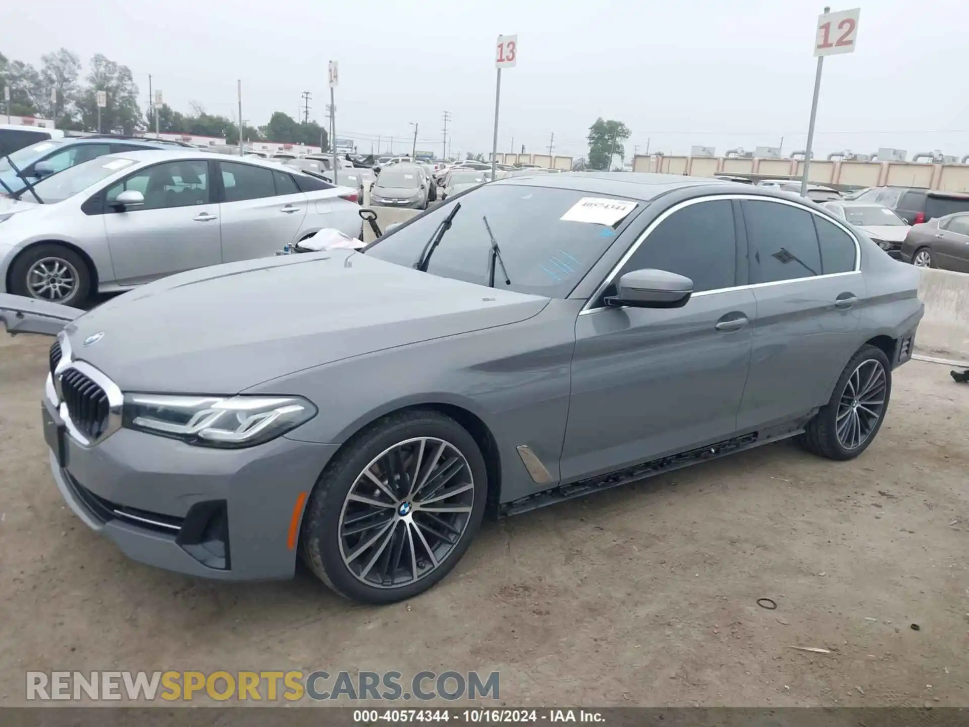 2 Photograph of a damaged car WBA53BH03MWX33172 BMW 530I 2021