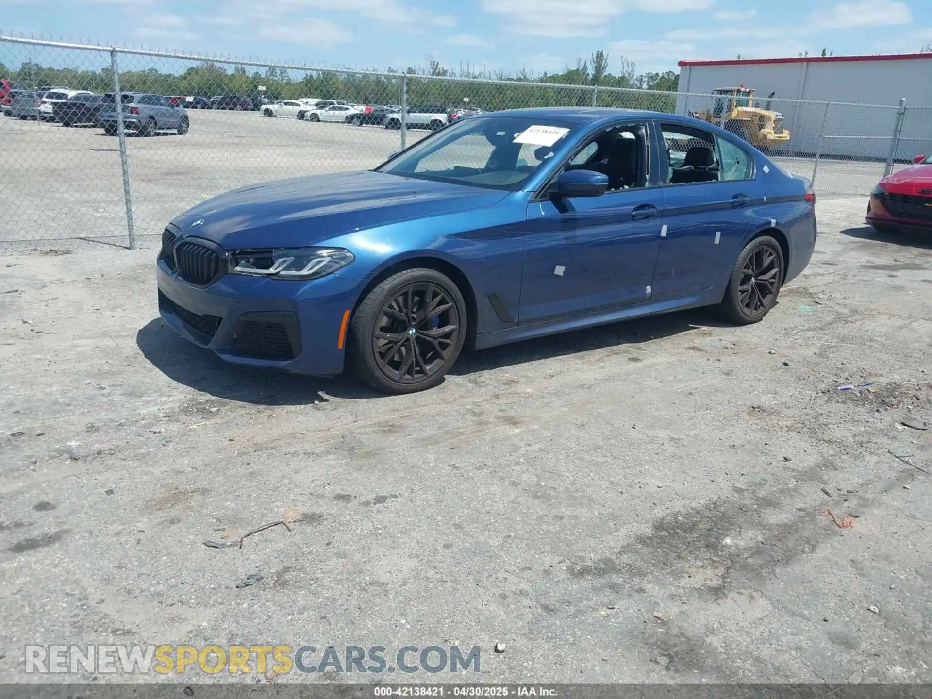2 Photograph of a damaged car WBA53BH09MWX23682 BMW 530I 2021