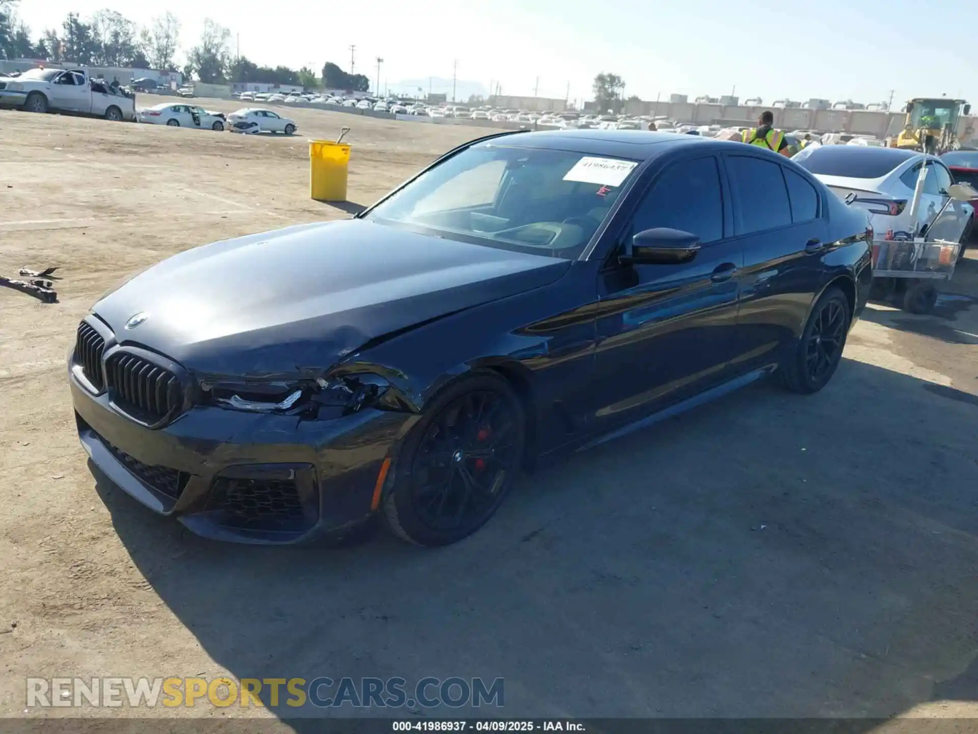 2 Photograph of a damaged car WBA53BJ0XNWX80355 BMW 540 2022