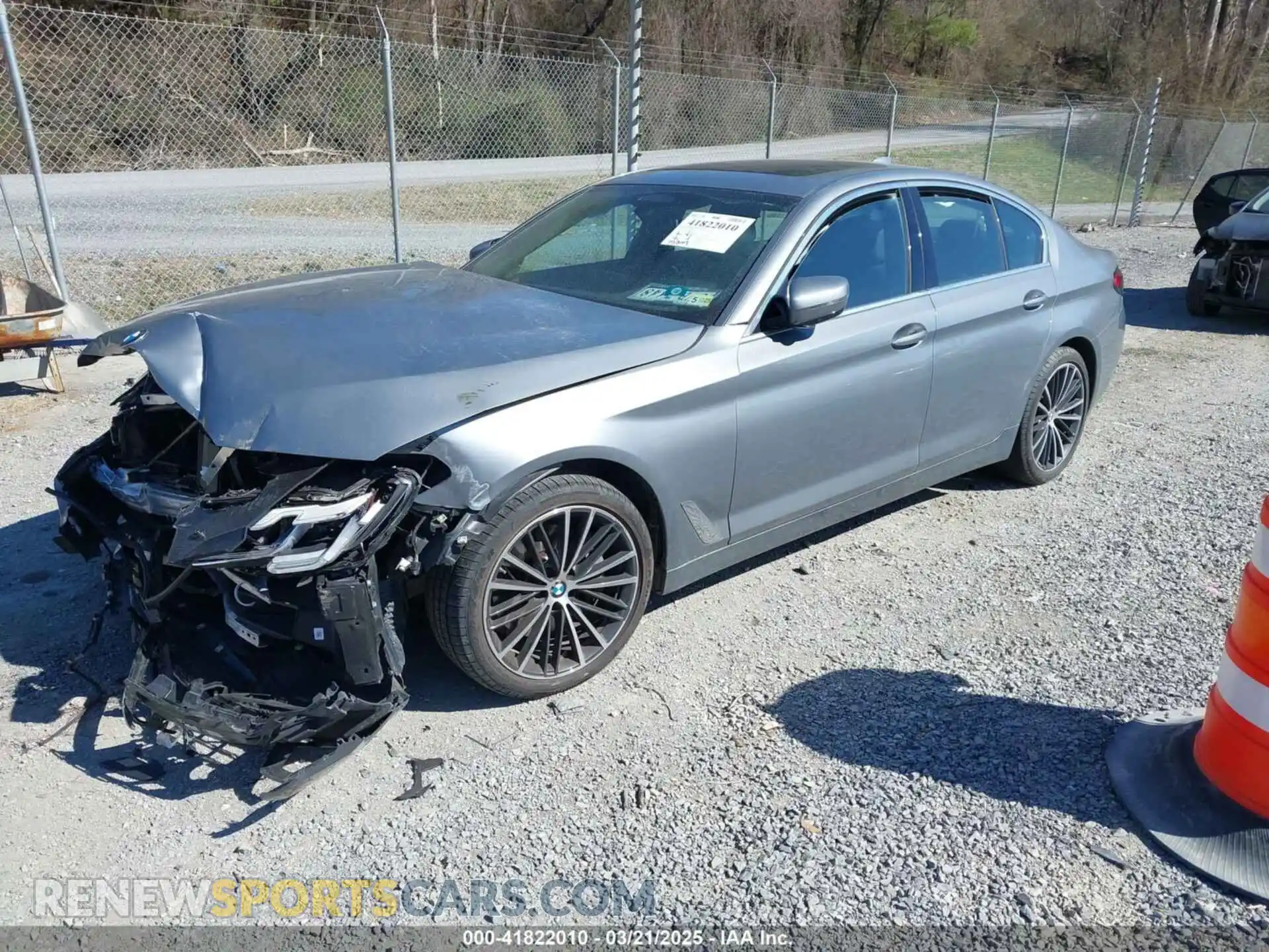 2 fotografías del automóvil dañado WBA73BJ02PWY28314 BMW 540 2023