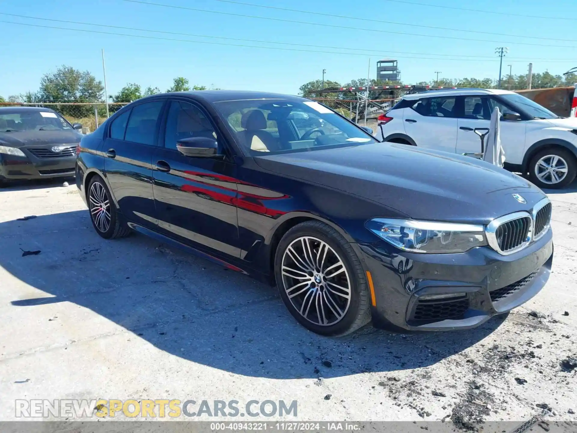 1 Photograph of a damaged car WBAJE7C50KWD55787 BMW 540I 2019