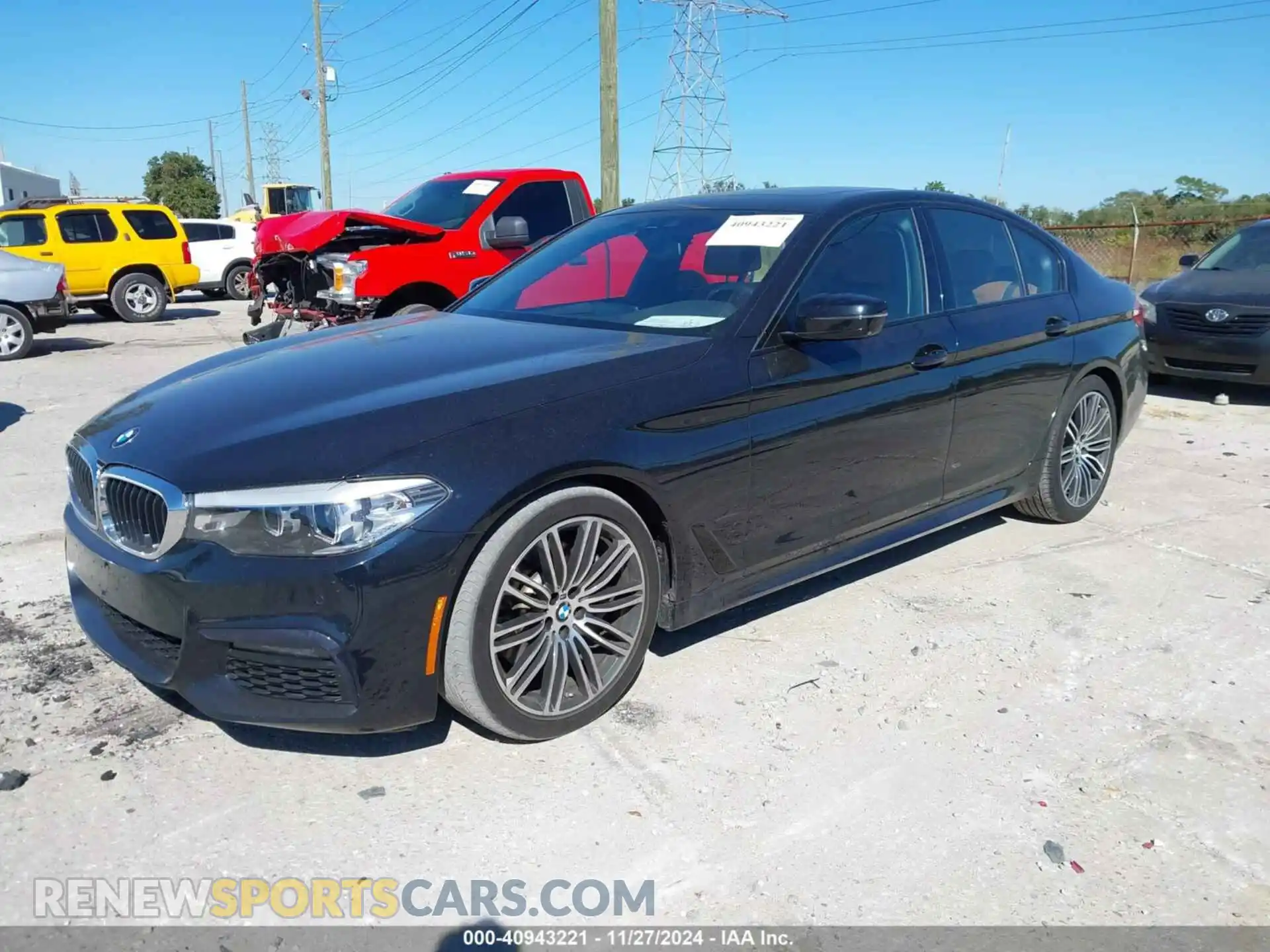 2 Photograph of a damaged car WBAJE7C50KWD55787 BMW 540I 2019