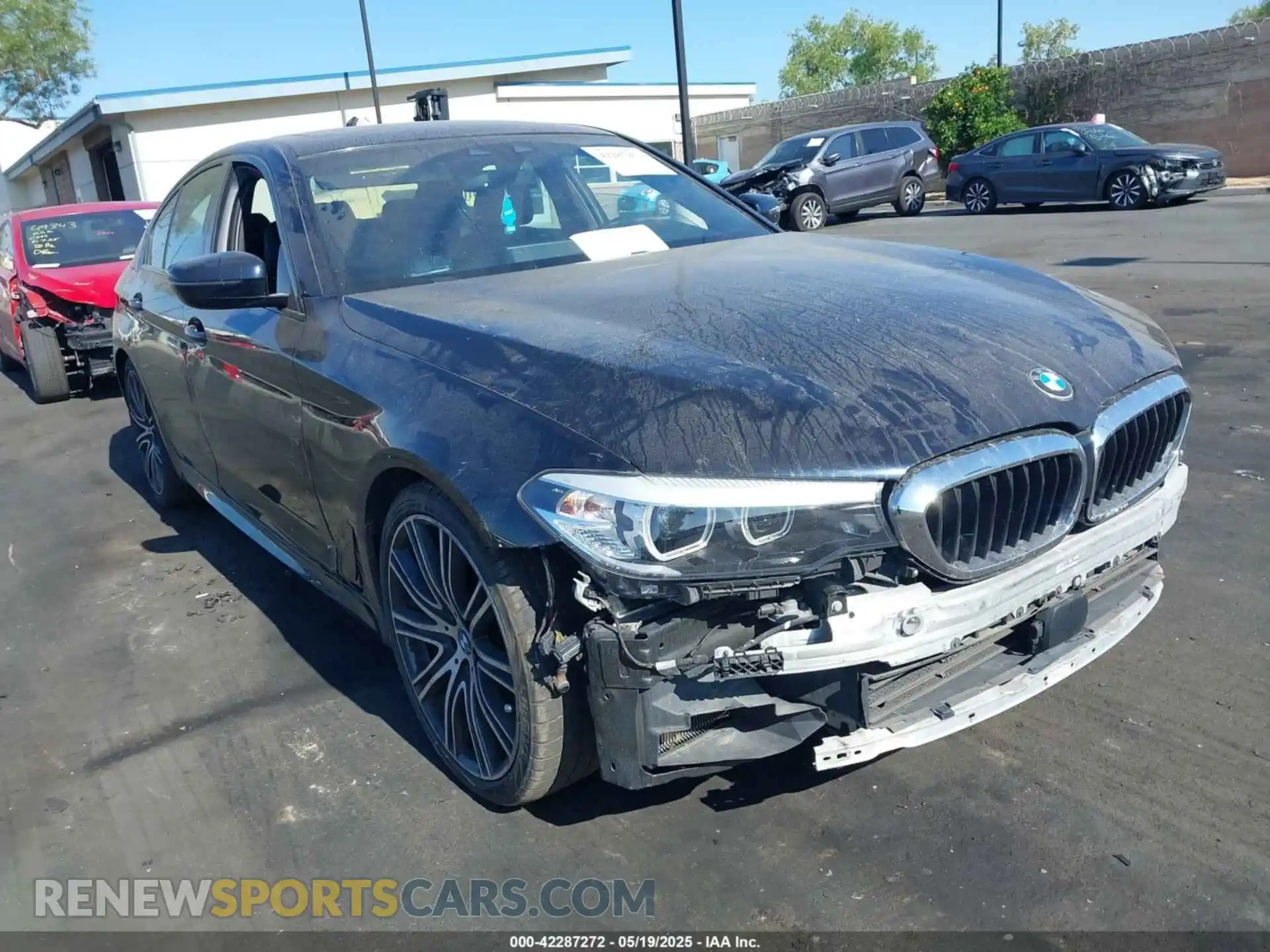 1 Photograph of a damaged car WBAJS1C09LWW80348 BMW 540I 2020