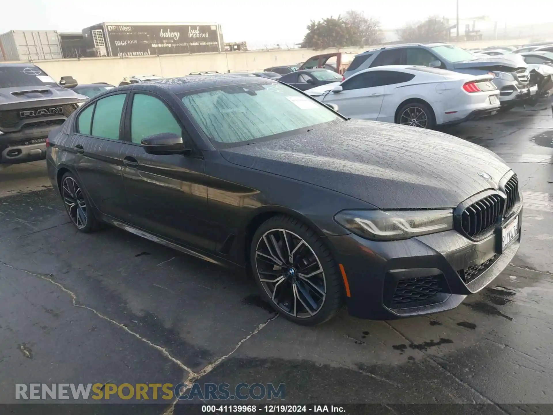 1 Photograph of a damaged car WBA53BJ00MWX01015 BMW 540I 2021
