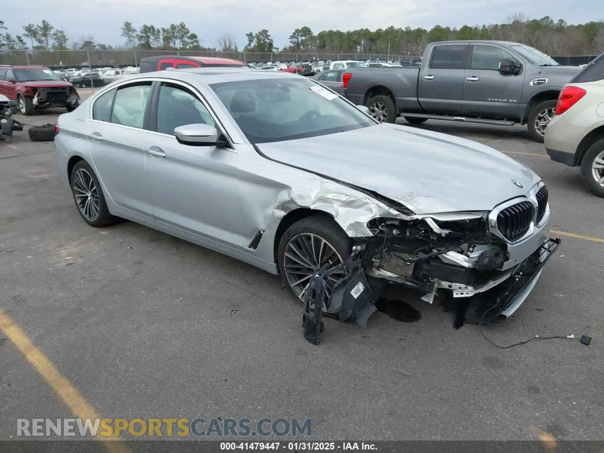 1 Photograph of a damaged car WBA53BJ01MWX11357 BMW 540I 2021