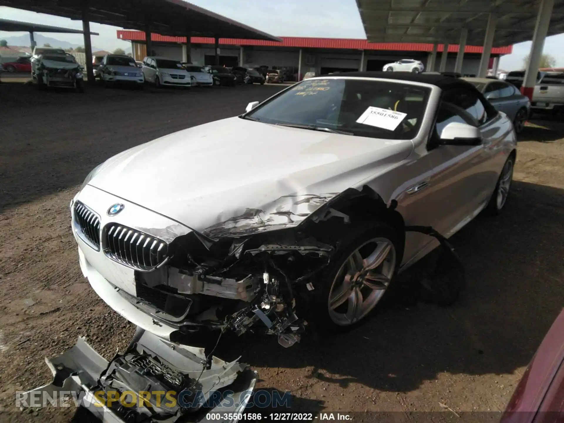 2 fotografías del automóvil dañado WBA6F1C56GGT83009 BMW 6 SERIES 2016