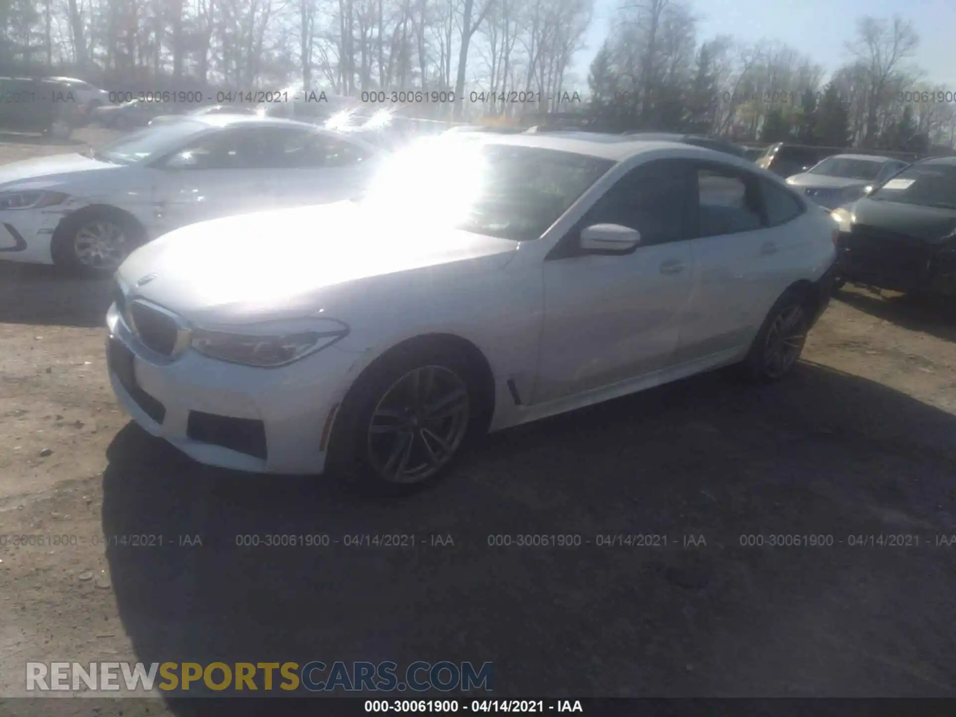 2 Photograph of a damaged car WBAJV6C52JBJ99667 BMW 6 SERIES 2018