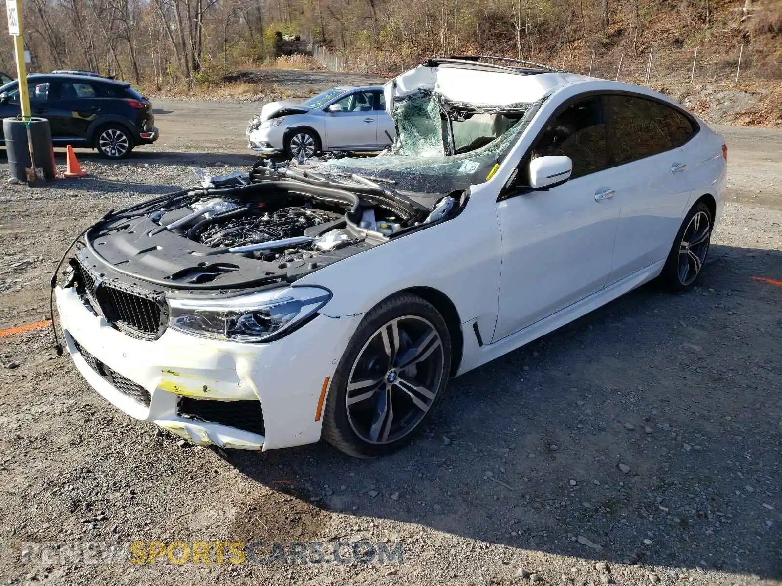 2 Photograph of a damaged car WBAJV6C58JBJ99740 BMW 6 SERIES 2018