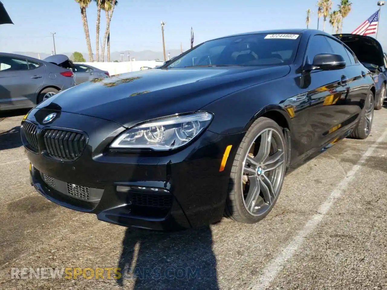 2 Photograph of a damaged car WBA6D4C55KGA01099 BMW 6 SERIES 2019