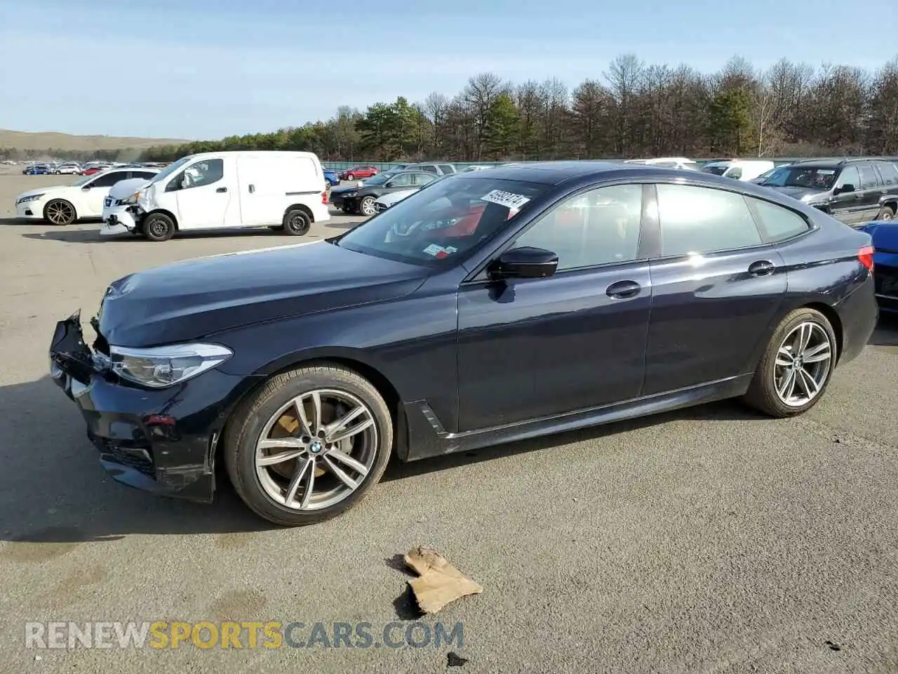 1 Photograph of a damaged car WBAJV6C55KBK08251 BMW 6 SERIES 2019