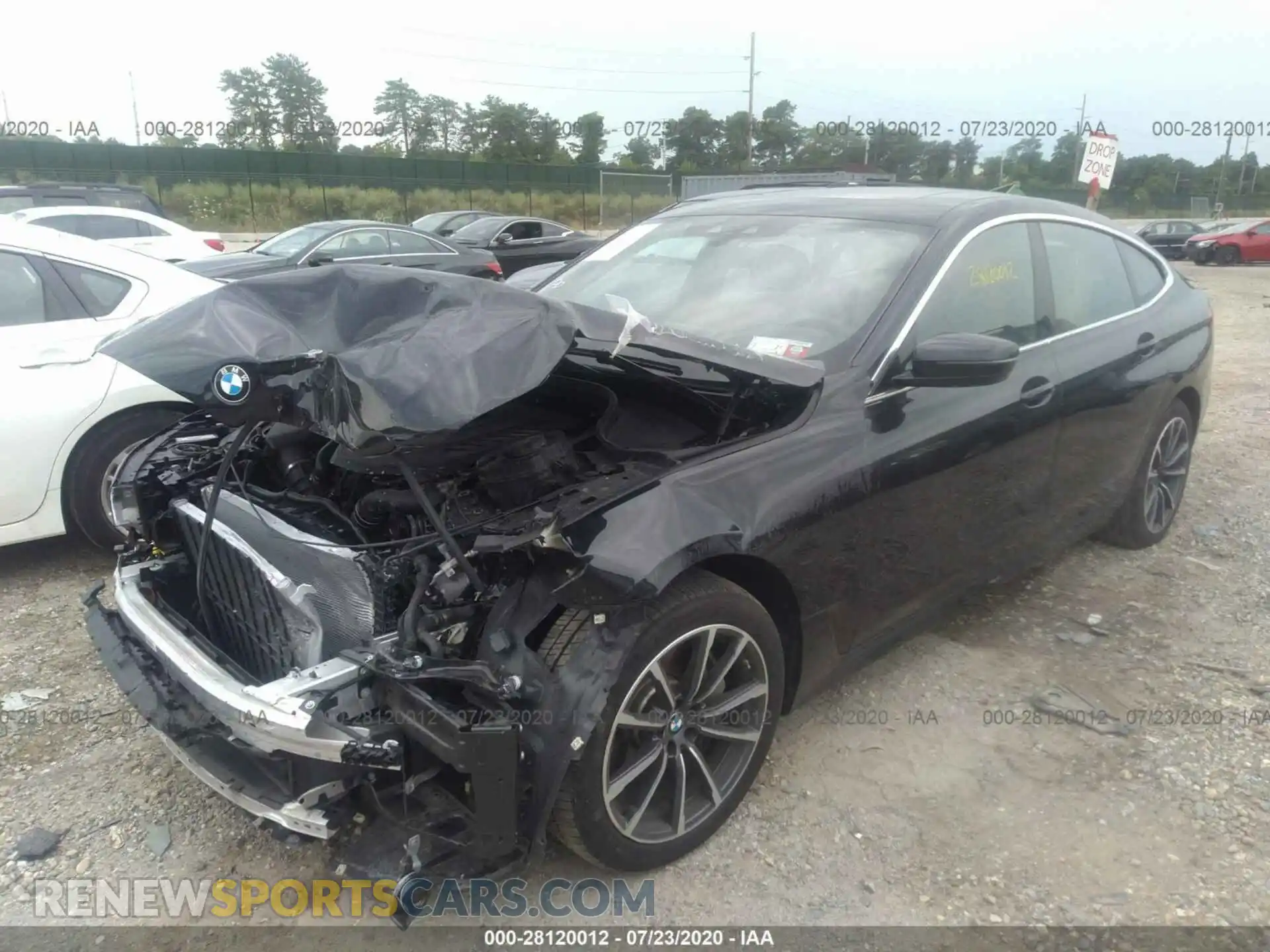 2 Photograph of a damaged car WBAJV6C56KBK08145 BMW 6 SERIES 2019