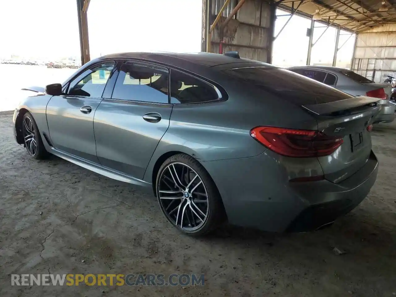 2 Фотография поврежденного автомобиля WBAJV6C59KBK08303 BMW 6 SERIES 2019