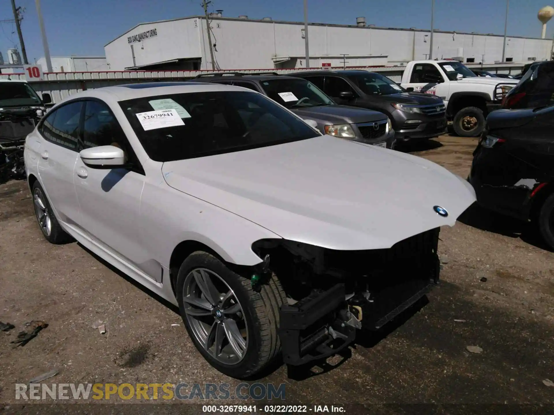 1 Photograph of a damaged car WBAJV6C59KBK08818 BMW 6 SERIES 2019
