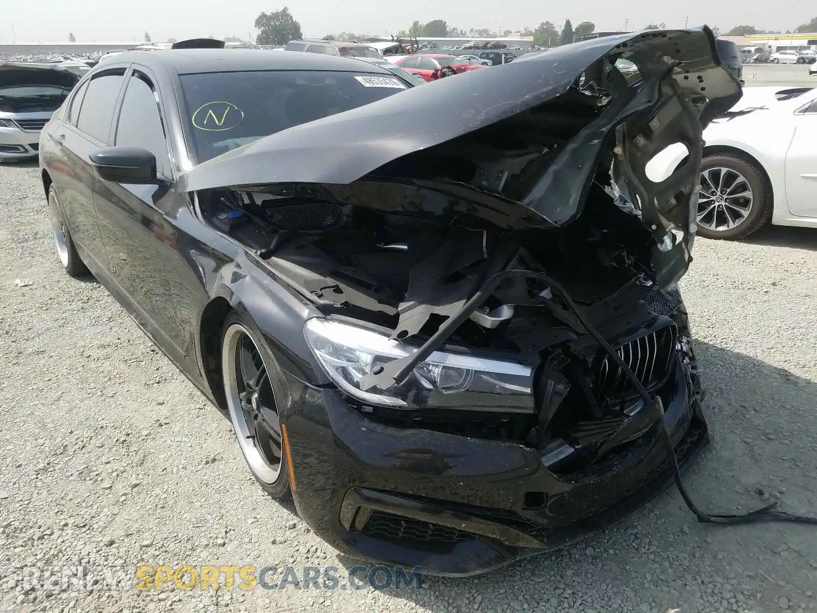 1 Photograph of a damaged car WBA7E2C50KB217894 BMW 7 SERIES 2019
