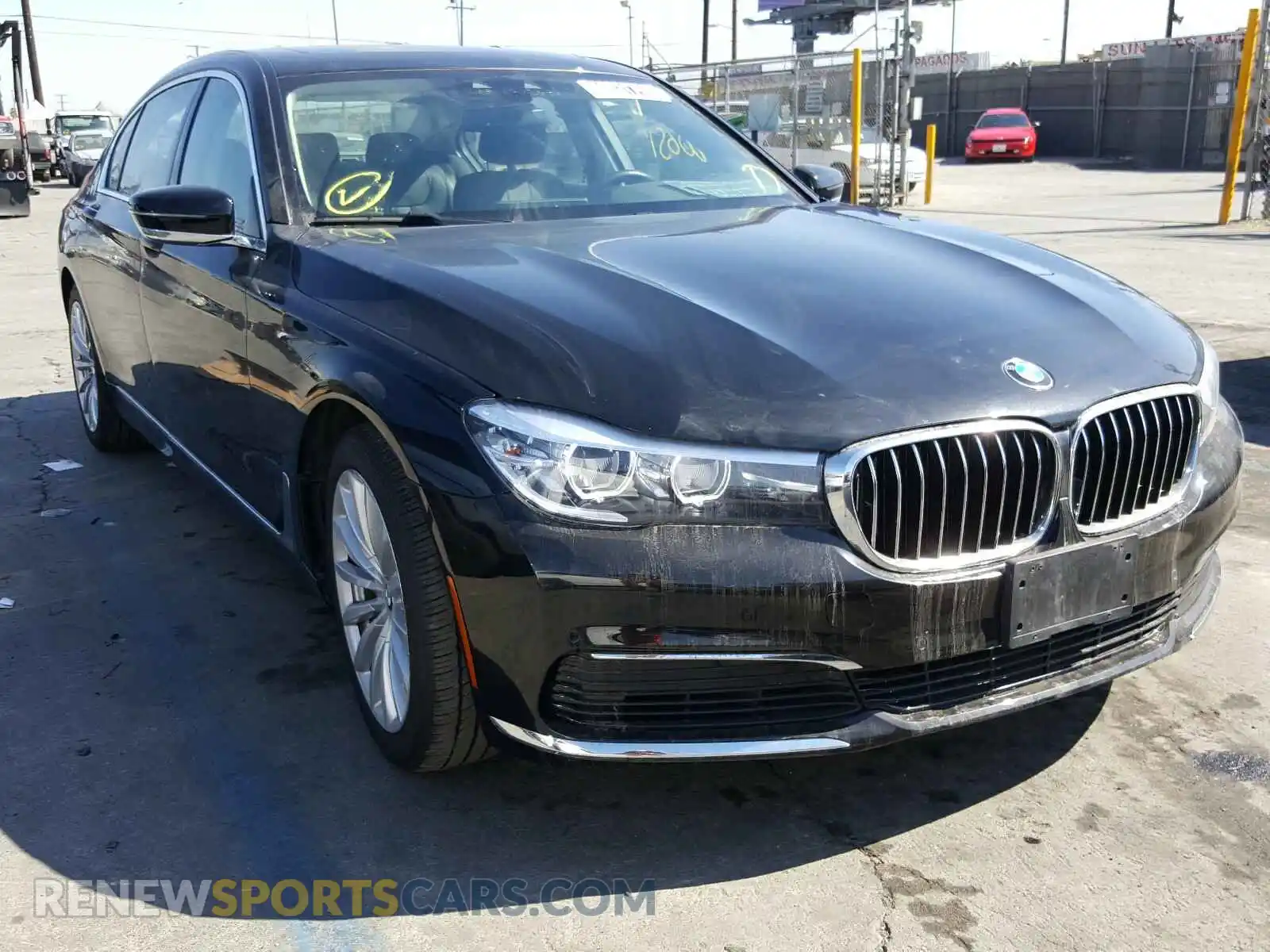 1 Photograph of a damaged car WBA7E2C51KB454698 BMW 7 SERIES 2019