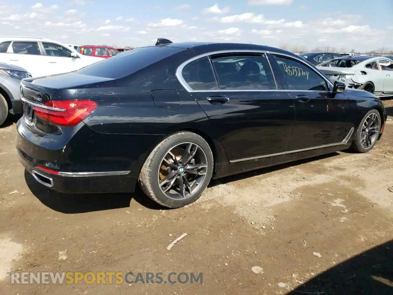 3 fotografías del automóvil dañado WBA7E2C52KB216522 BMW 7 SERIES 2019