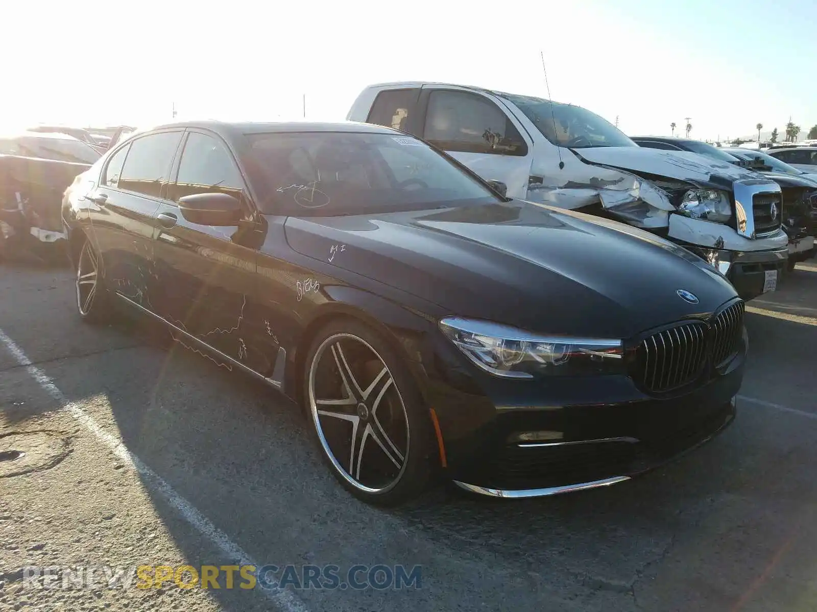 1 Photograph of a damaged car WBA7E2C52KB216889 BMW 7 SERIES 2019