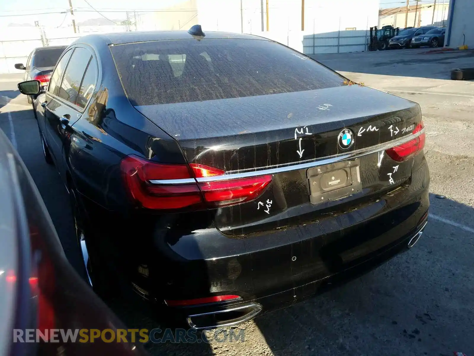 3 Photograph of a damaged car WBA7E2C52KB216889 BMW 7 SERIES 2019