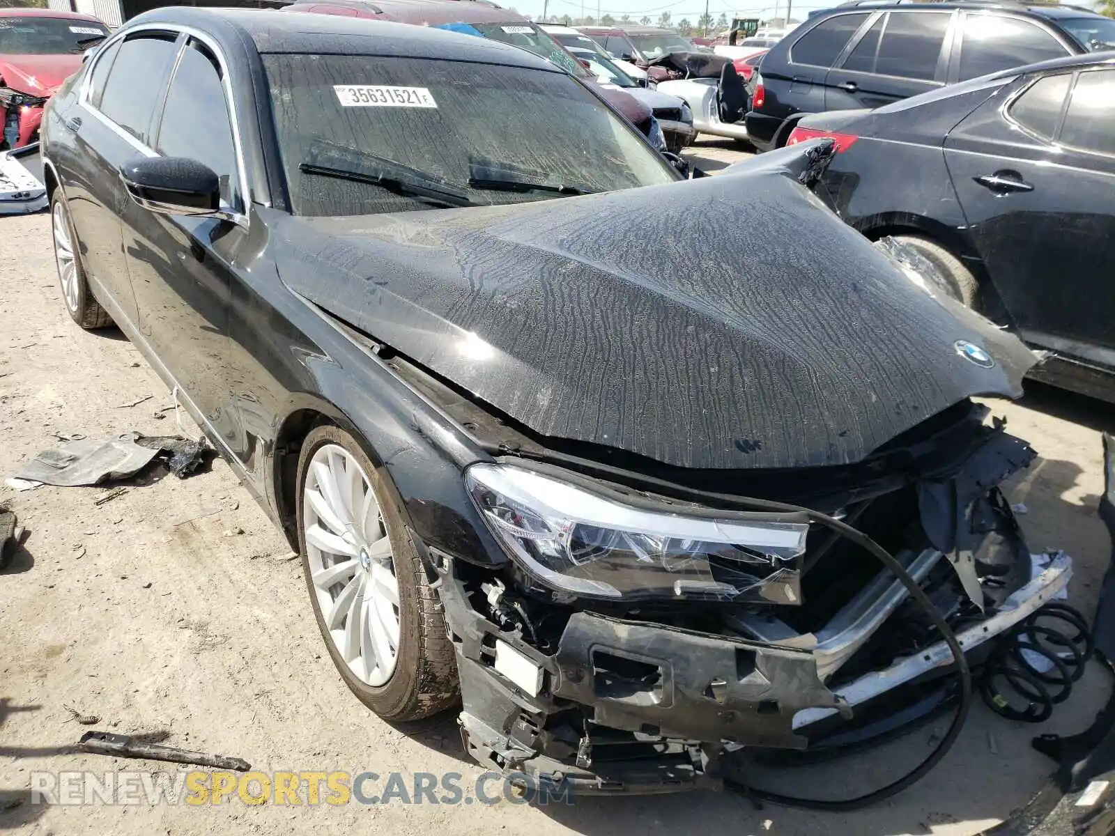 1 Photograph of a damaged car WBA7E2C52KB218139 BMW 7 SERIES 2019