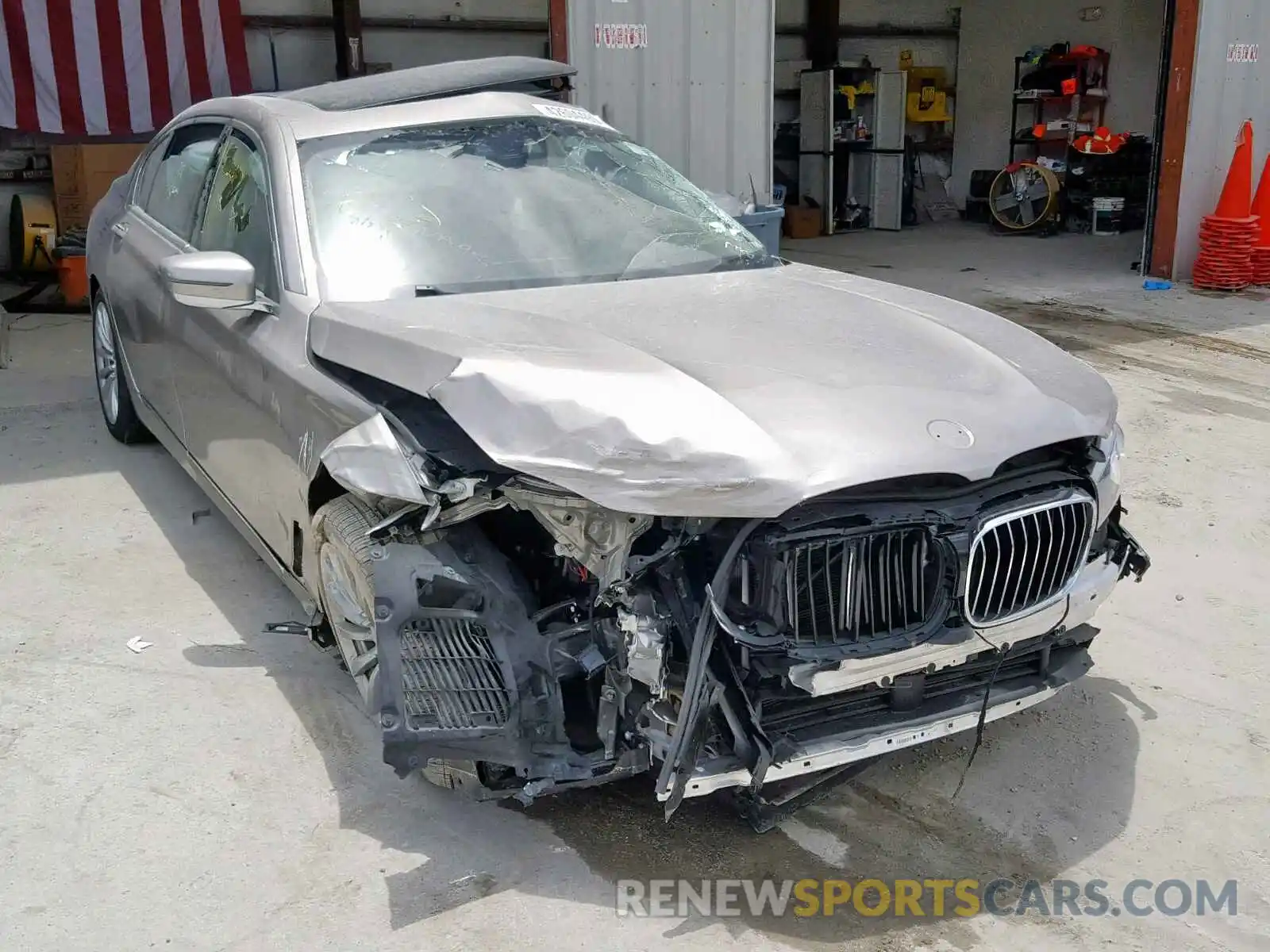 1 Photograph of a damaged car WBA7E2C52KB454743 BMW 7 SERIES 2019