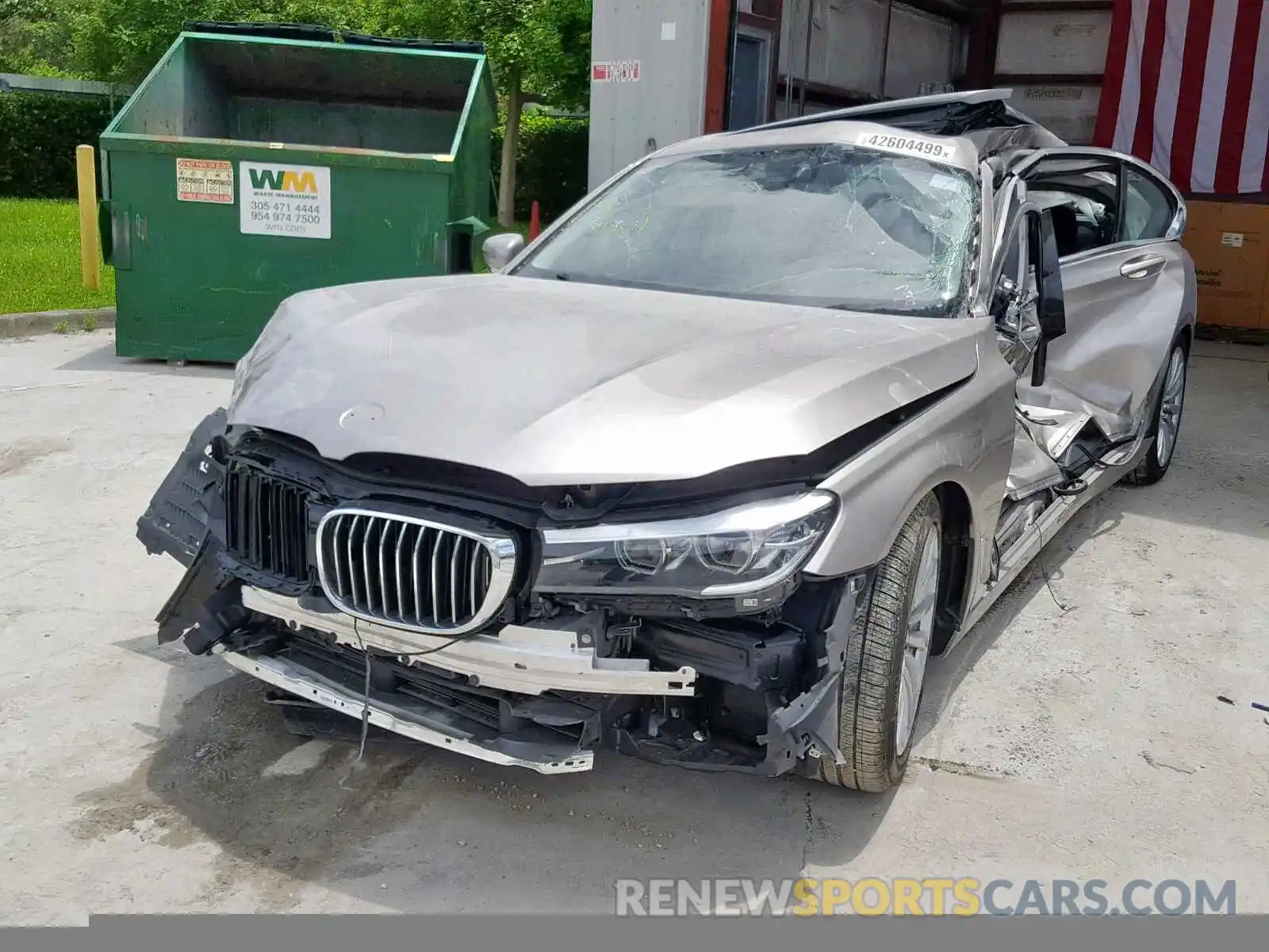 2 Photograph of a damaged car WBA7E2C52KB454743 BMW 7 SERIES 2019