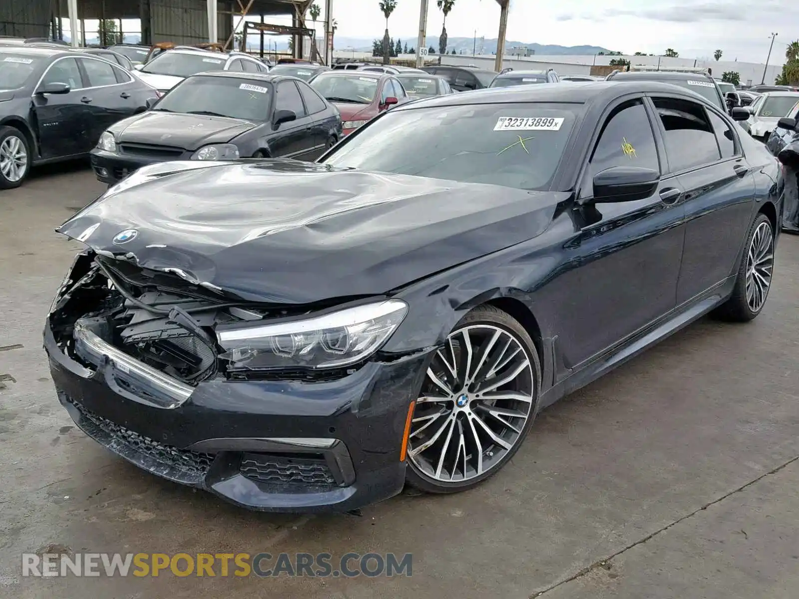 2 Photograph of a damaged car WBA7E2C55KB217227 BMW 7 SERIES 2019