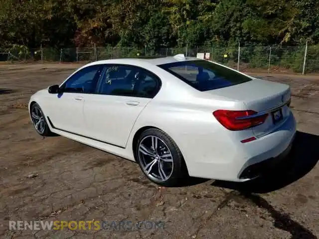 3 Photograph of a damaged car WBA7E2C55KB217230 BMW 7 SERIES 2019