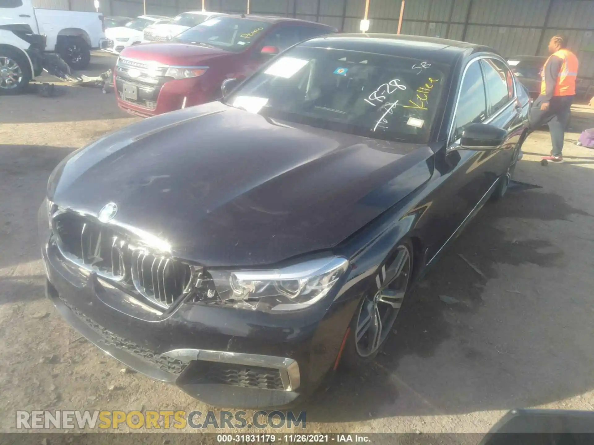 2 Photograph of a damaged car WBA7E2C56KB216409 BMW 7 SERIES 2019