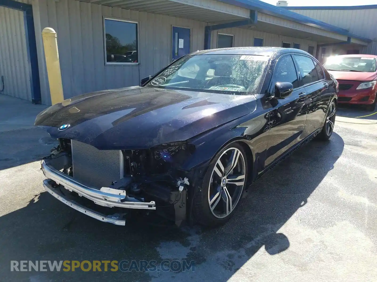 2 Photograph of a damaged car WBA7E2C56KB217169 BMW 7 SERIES 2019