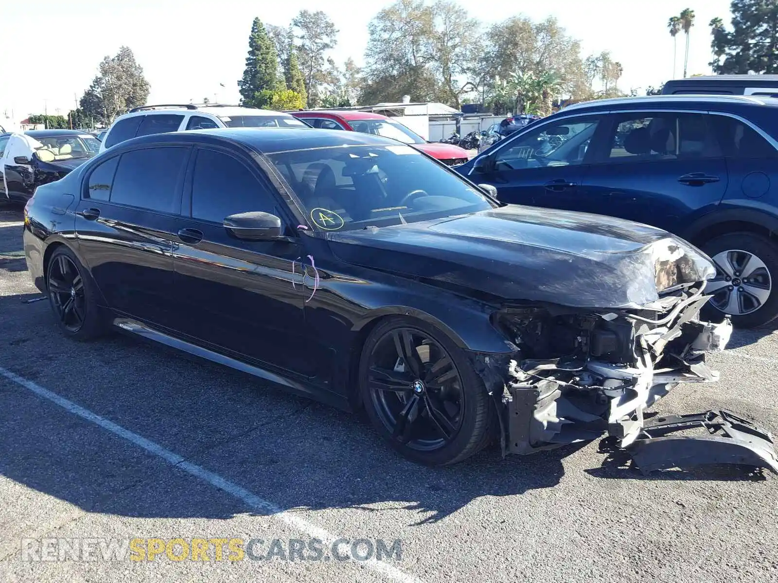 1 Photograph of a damaged car WBA7E2C57KB217388 BMW 7 SERIES 2019