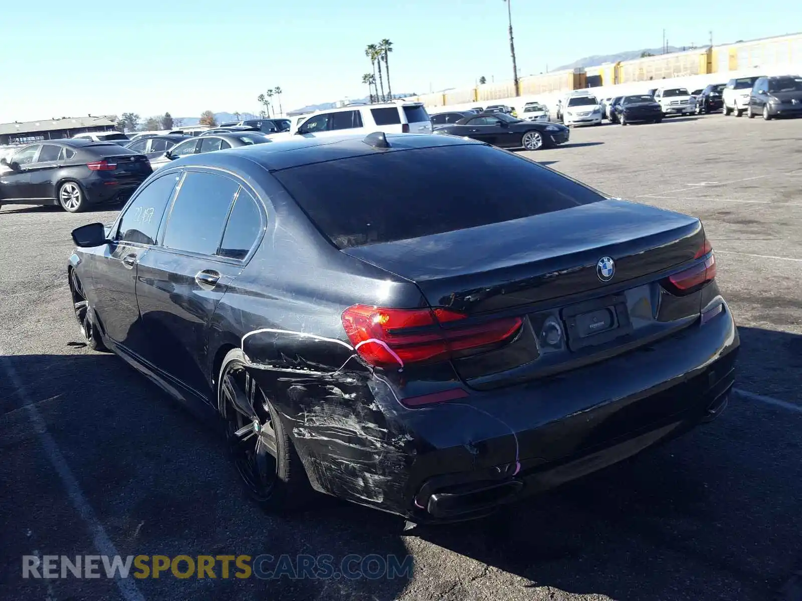 3 Photograph of a damaged car WBA7E2C57KB217388 BMW 7 SERIES 2019