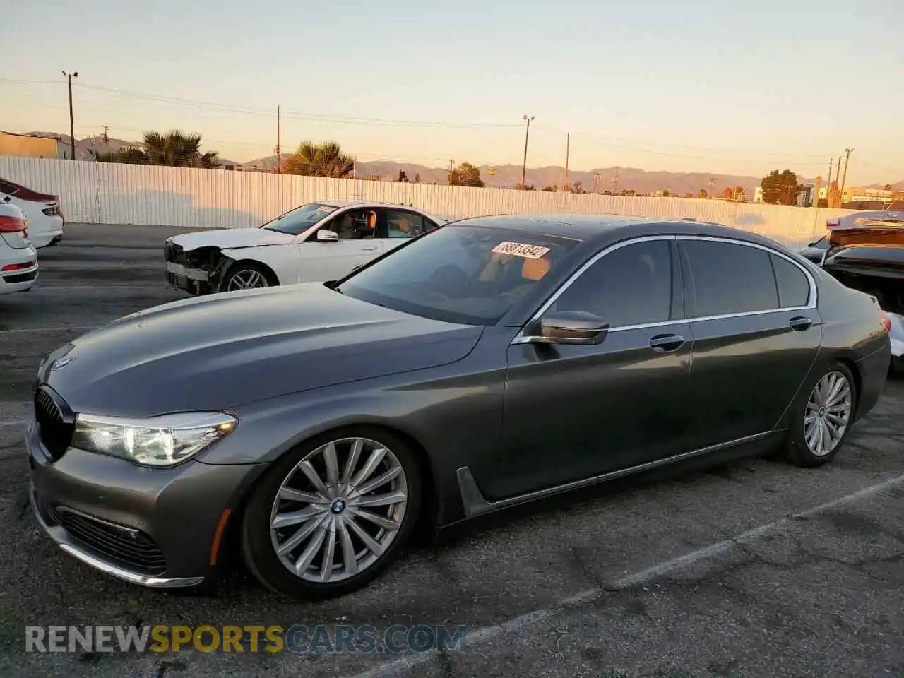 1 Photograph of a damaged car WBA7E2C59KB217151 BMW 7 SERIES 2019