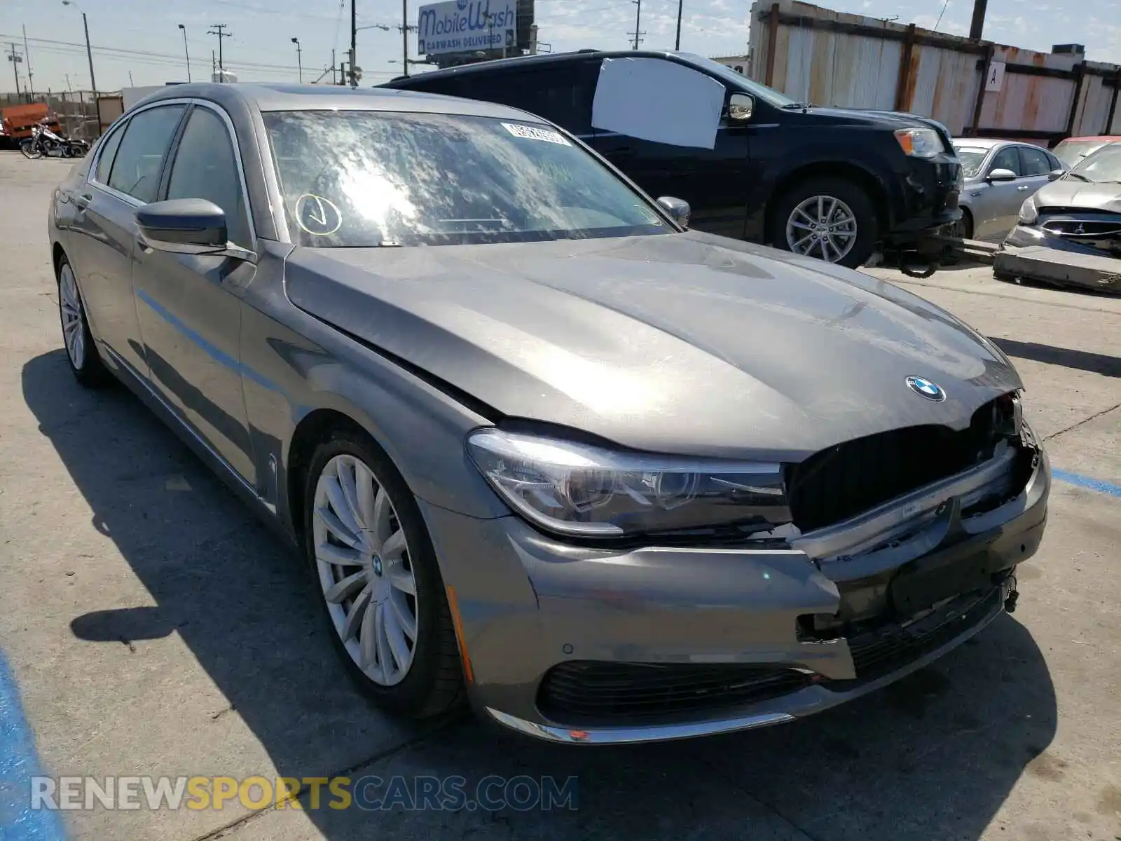 1 Photograph of a damaged car WBA7E2C59KB454531 BMW 7 SERIES 2019
