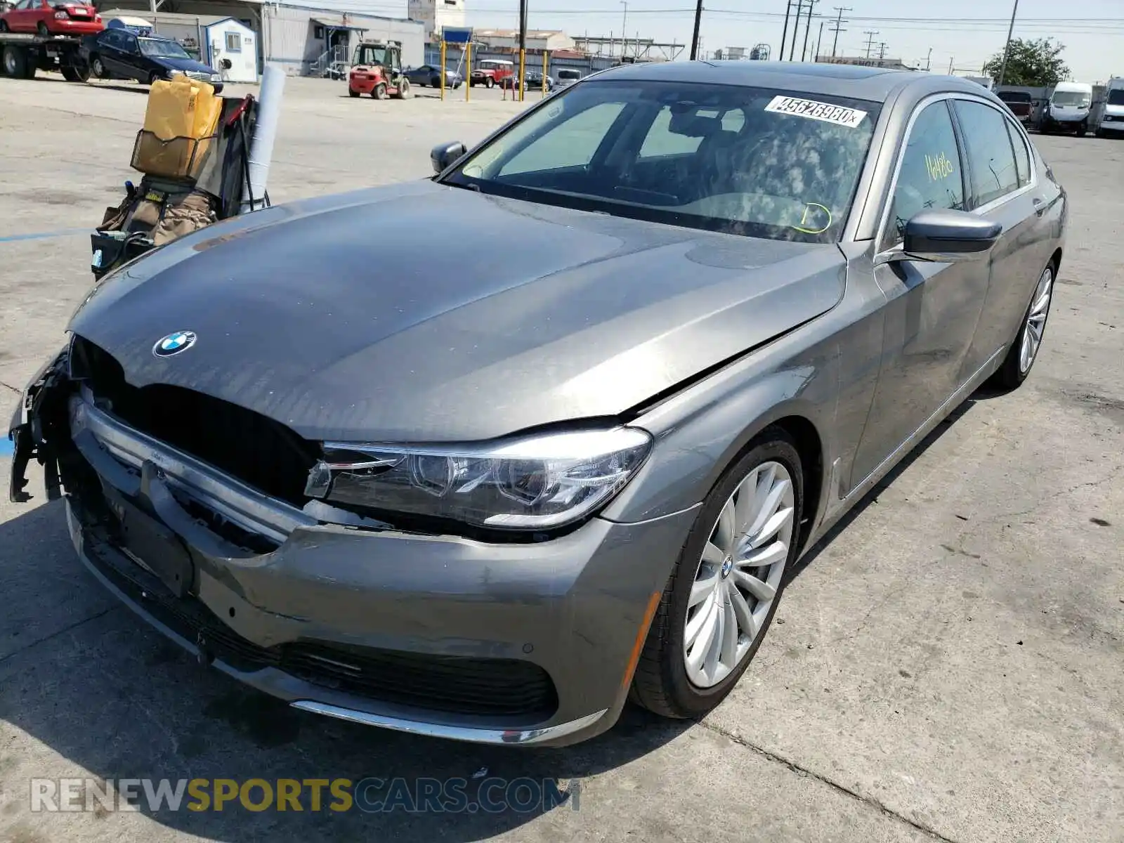 2 Photograph of a damaged car WBA7E2C59KB454531 BMW 7 SERIES 2019