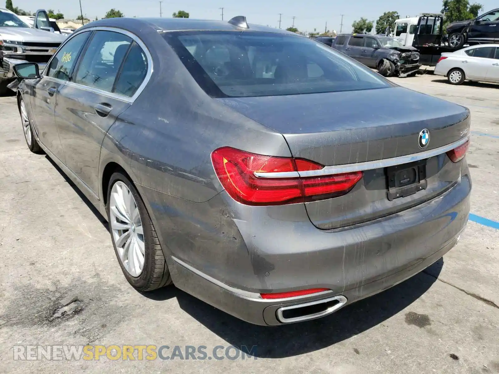 3 Photograph of a damaged car WBA7E2C59KB454531 BMW 7 SERIES 2019