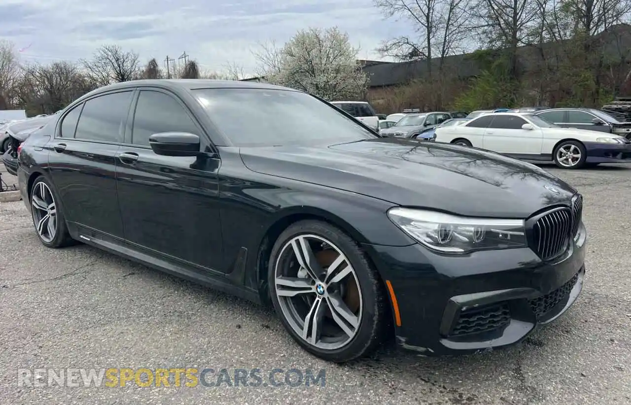 1 Photograph of a damaged car WBA7E2C5XKB217014 BMW 7 SERIES 2019