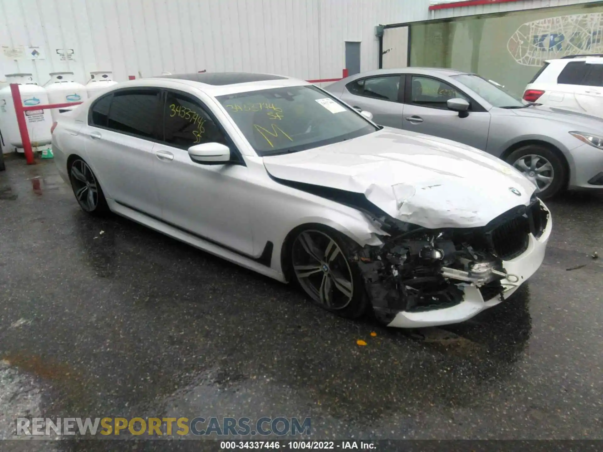 1 Photograph of a damaged car WBA7E2C5XKB218129 BMW 7 SERIES 2019