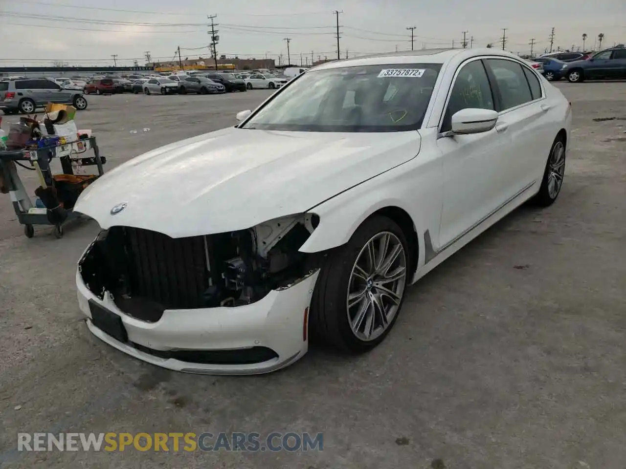 2 Photograph of a damaged car WBA7E2C5XKB454411 BMW 7 SERIES 2019