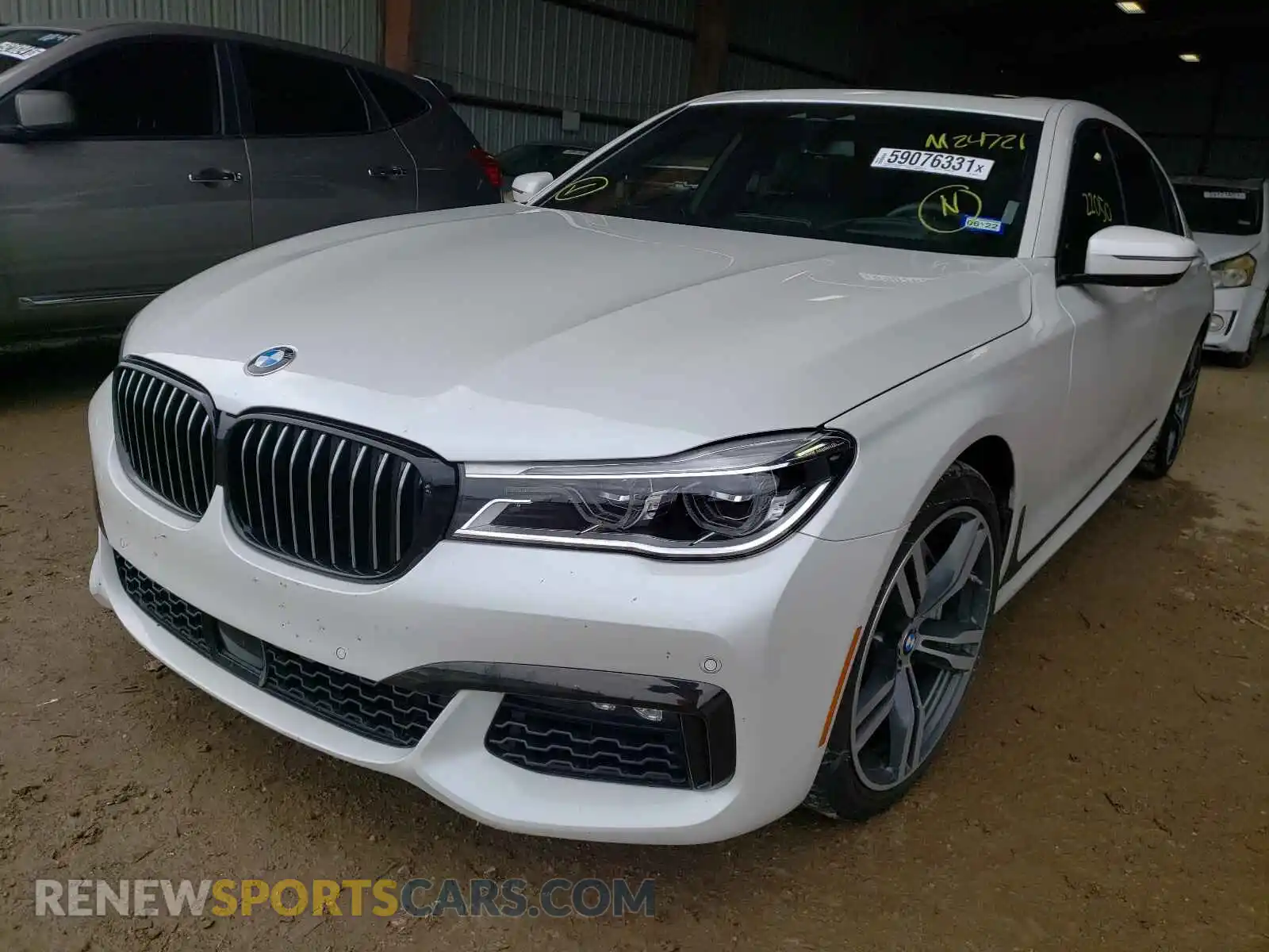 2 Photograph of a damaged car WBA7F0C51KGM24721 BMW 7 SERIES 2019