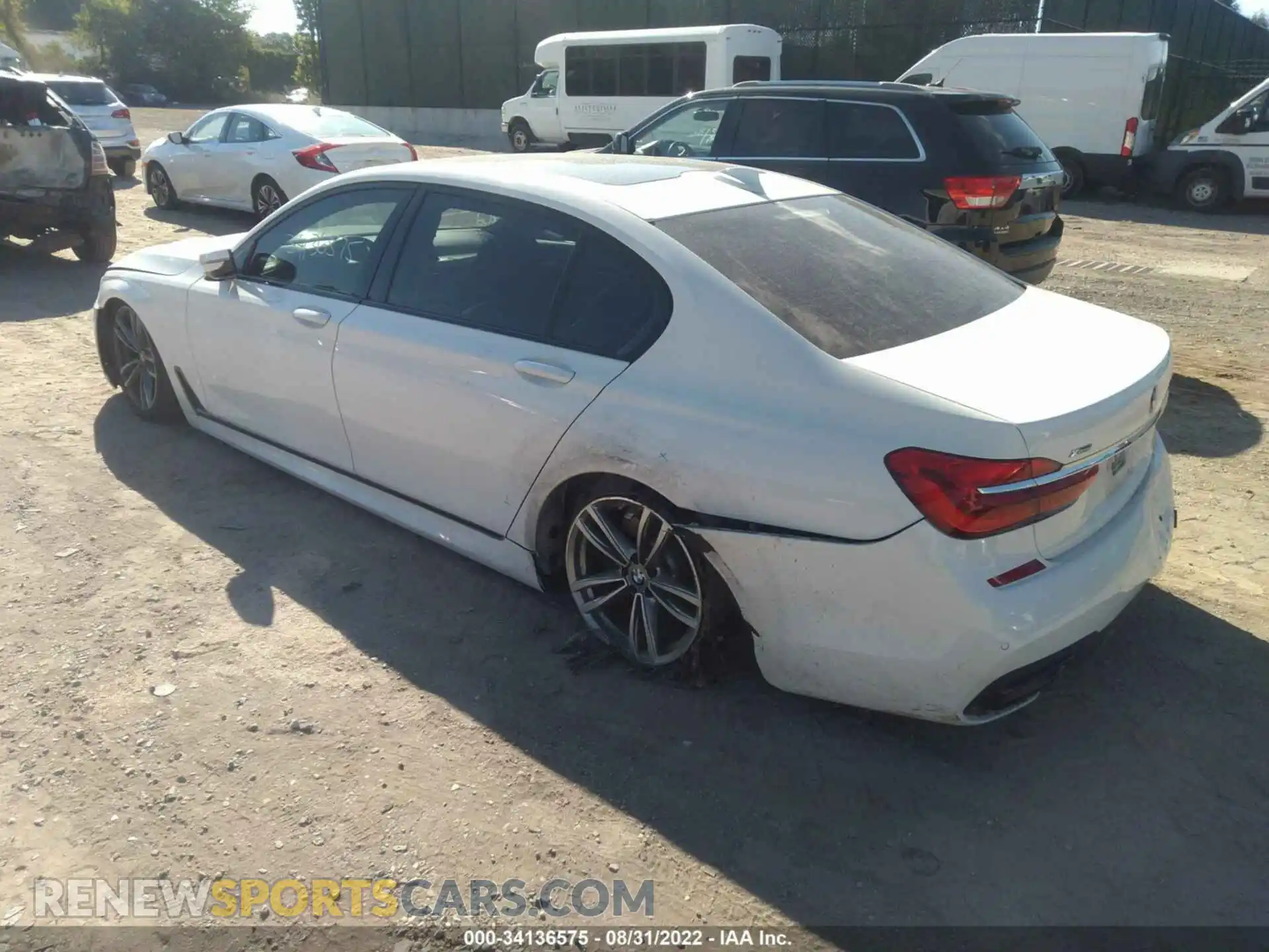 3 Фотография поврежденного автомобиля WBA7F2C50KB239293 BMW 7 SERIES 2019
