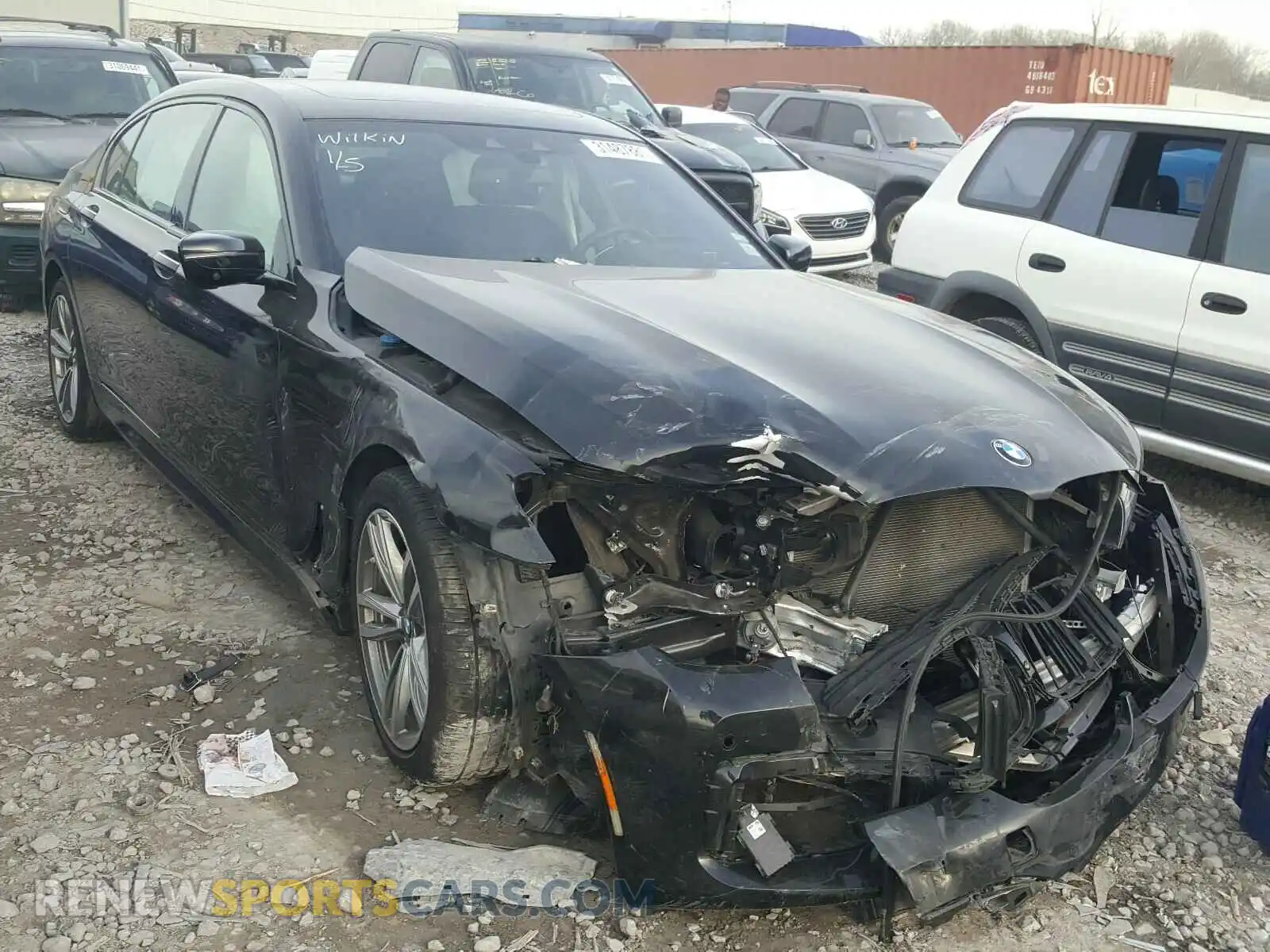 1 Photograph of a damaged car WBA7F2C56KB239444 BMW 7 SERIES 2019