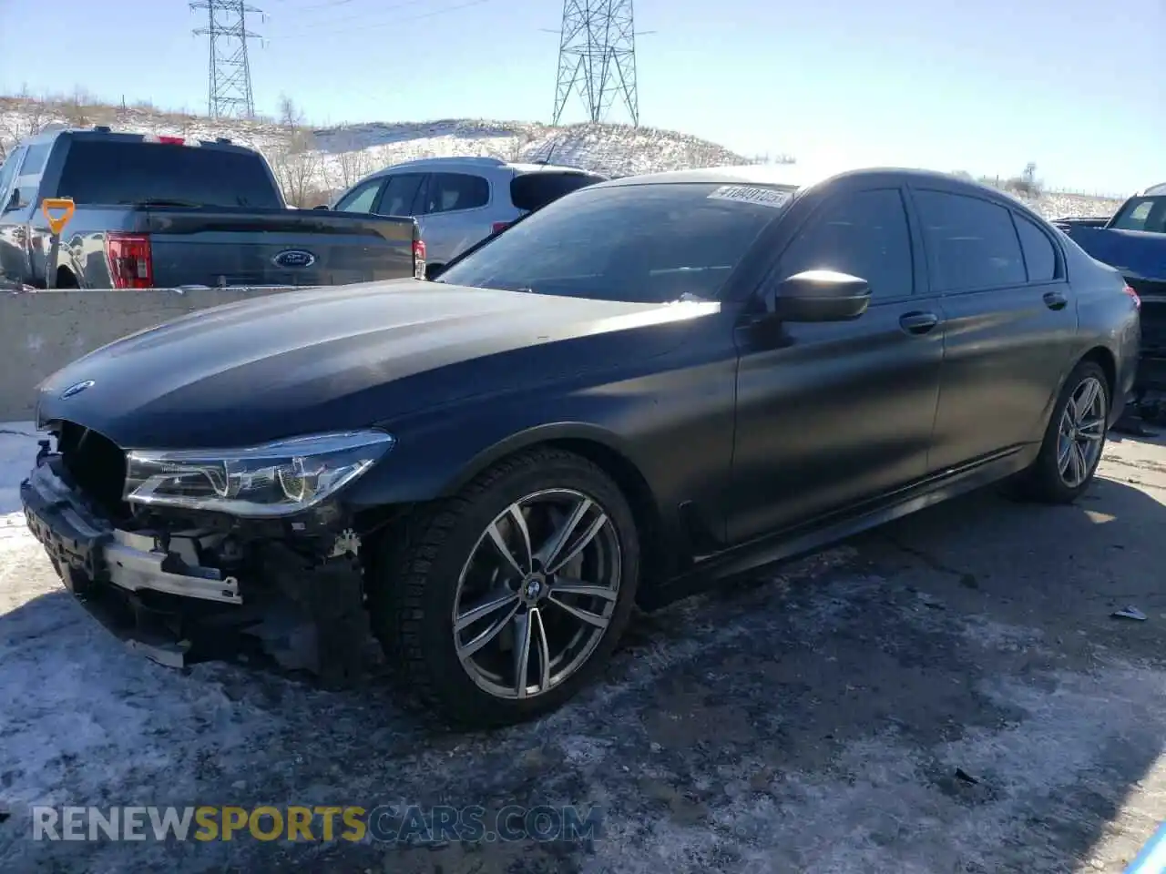 1 Photograph of a damaged car WBA7F2C58KB239431 BMW 7 SERIES 2019