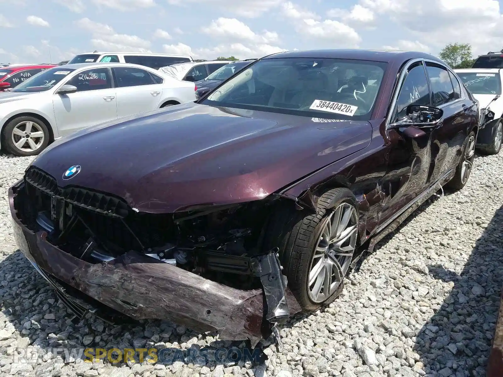 2 Фотография поврежденного автомобиля WBA7T2C03LGL17146 BMW 7 SERIES 2020