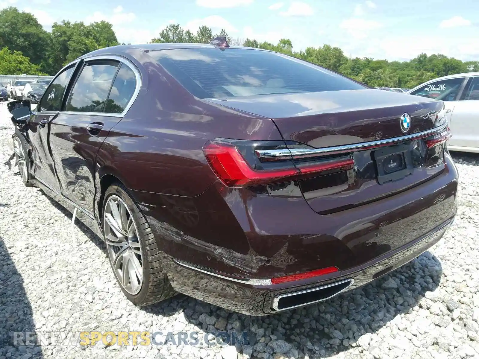 3 Фотография поврежденного автомобиля WBA7T2C03LGL17146 BMW 7 SERIES 2020
