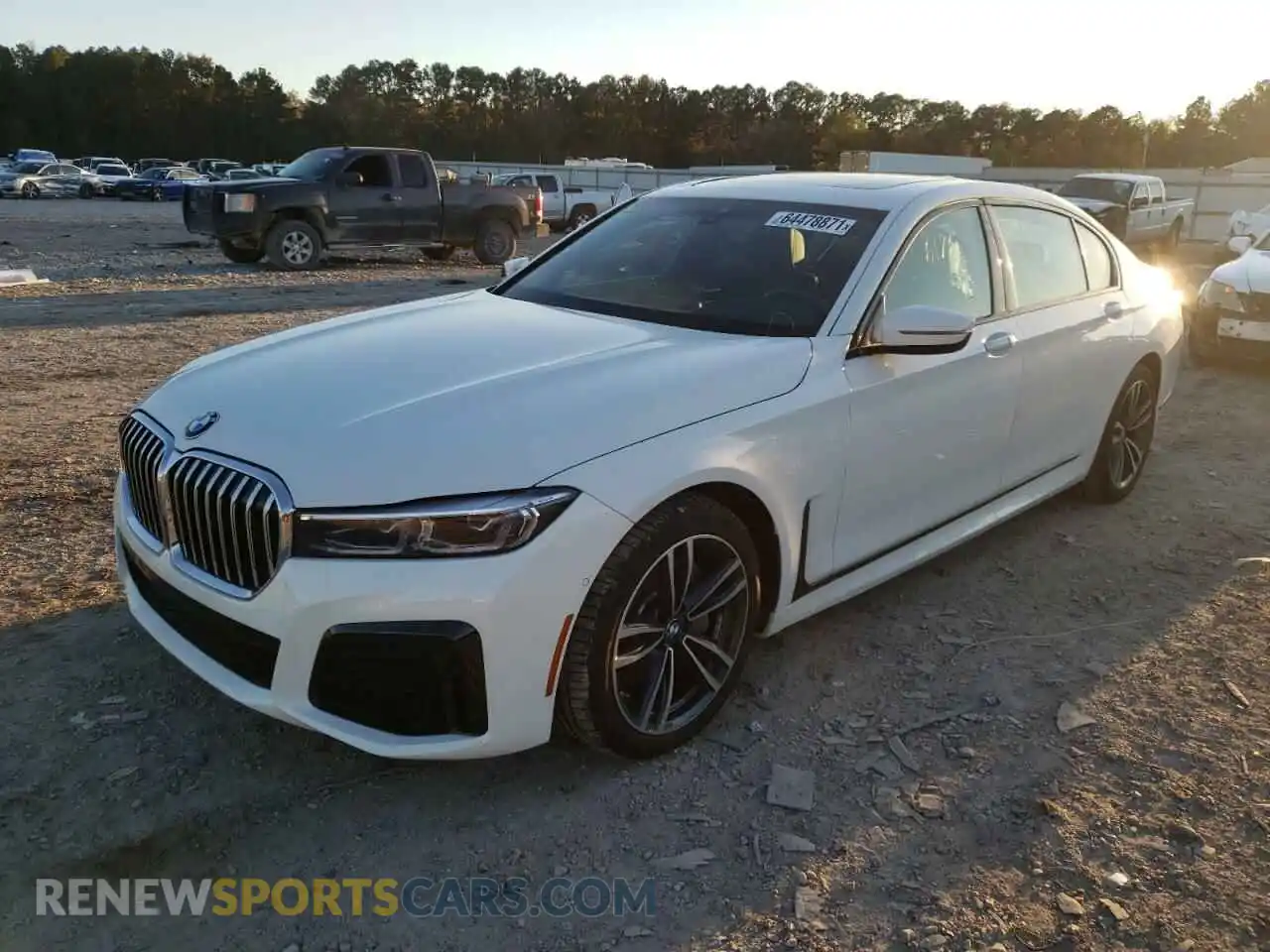 2 fotografías del automóvil dañado WBA7T2C07LCD46546 BMW 7 SERIES 2020