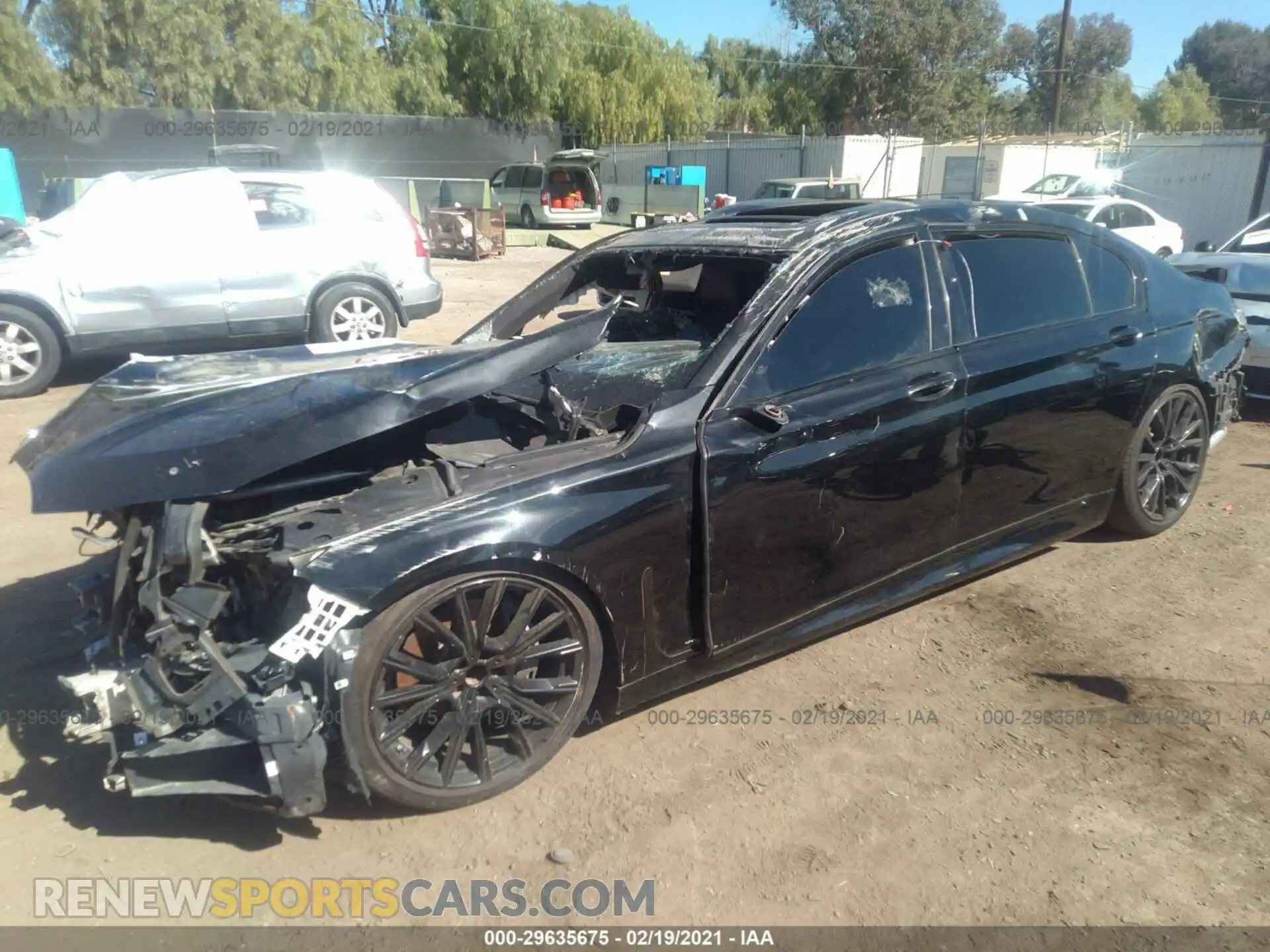 2 Photograph of a damaged car WBA7T2C0XLGF96906 BMW 7 SERIES 2020
