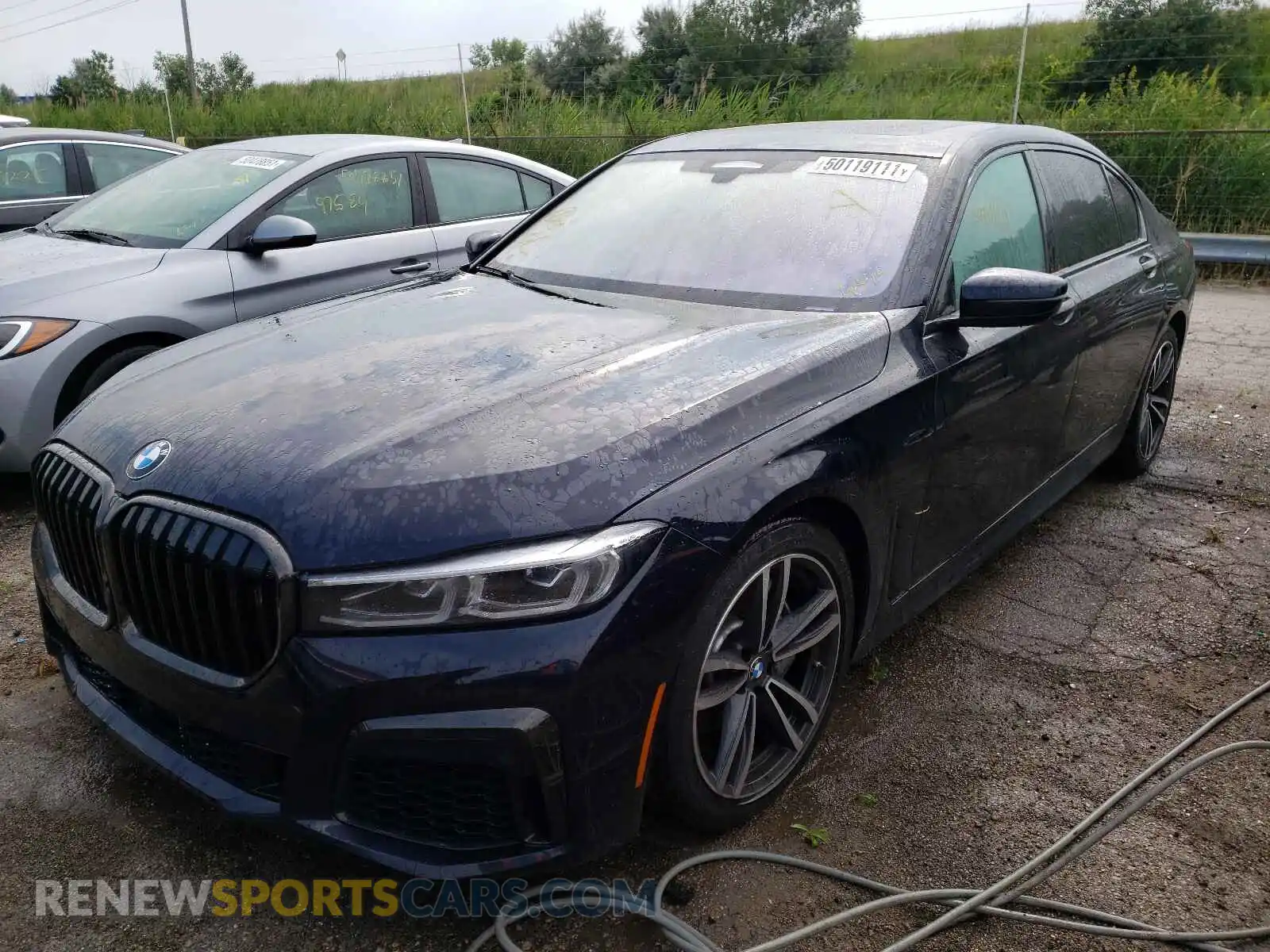 2 Photograph of a damaged car WBA7T4C05LCE12829 BMW 7 SERIES 2020