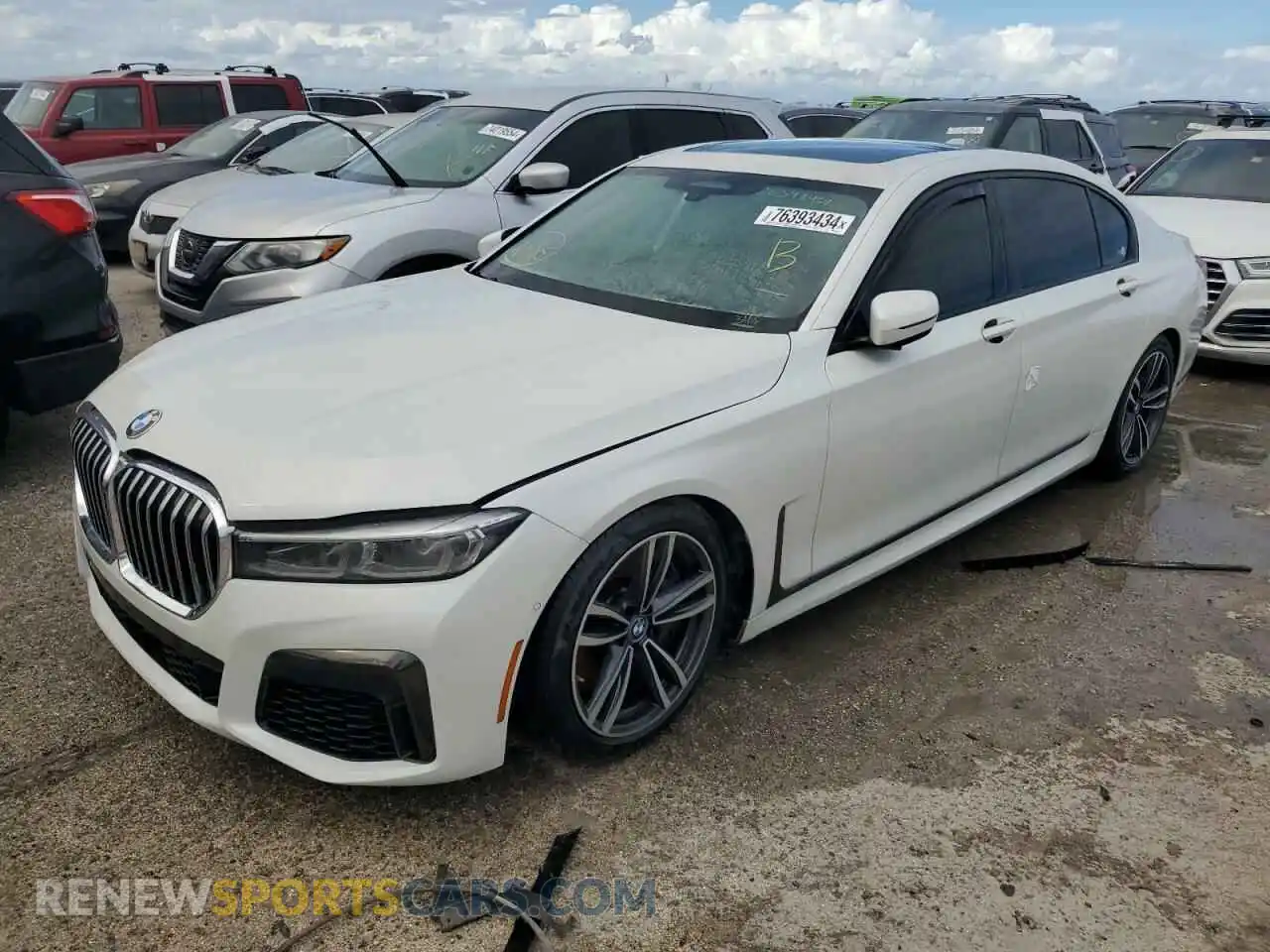 1 Photograph of a damaged car WBA7U2C02LCD70573 BMW 7 SERIES 2020